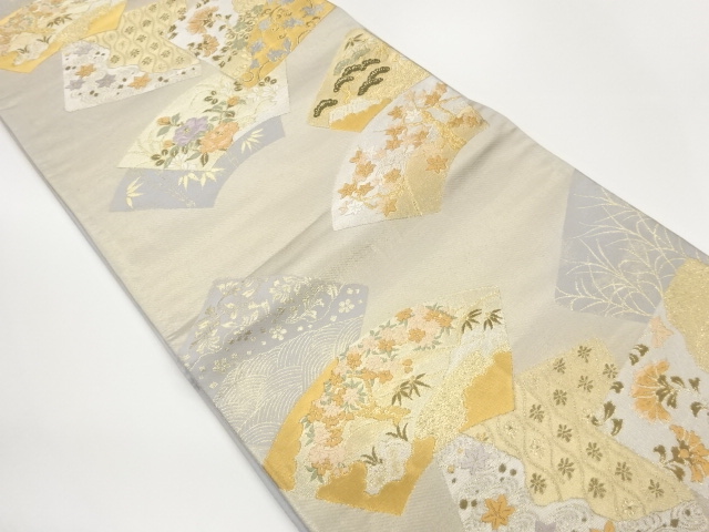 JAPANESE FUKURO OBI / WOVEN FLOWERS